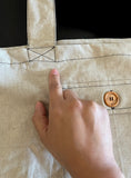 Hemp tote bag