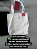 Hemp tote bag