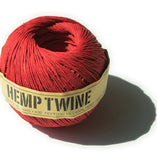 Hemp Twine balls and wax