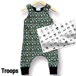 Troops Romper- Sizes: Preemie- 6T