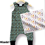 Wizards1 Romper- Sizes: Preemie- 6T