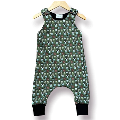 Monster Baby Romper-organic cotton